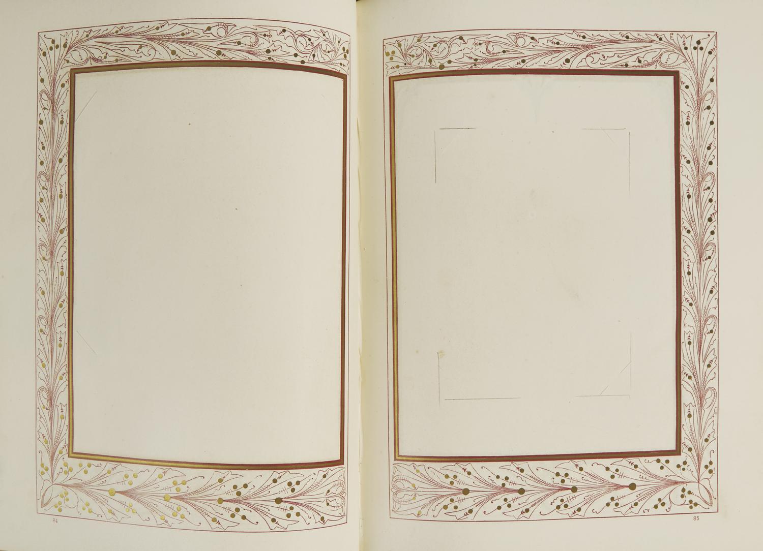 (Jones, Owen). Illuminated Manuscript Book