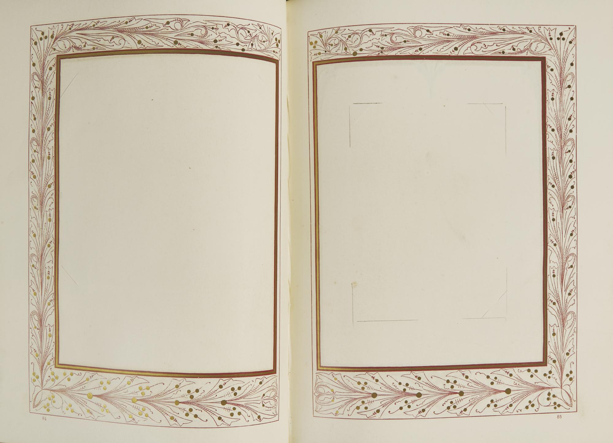 (Jones, Owen). Illuminated Manuscript Book