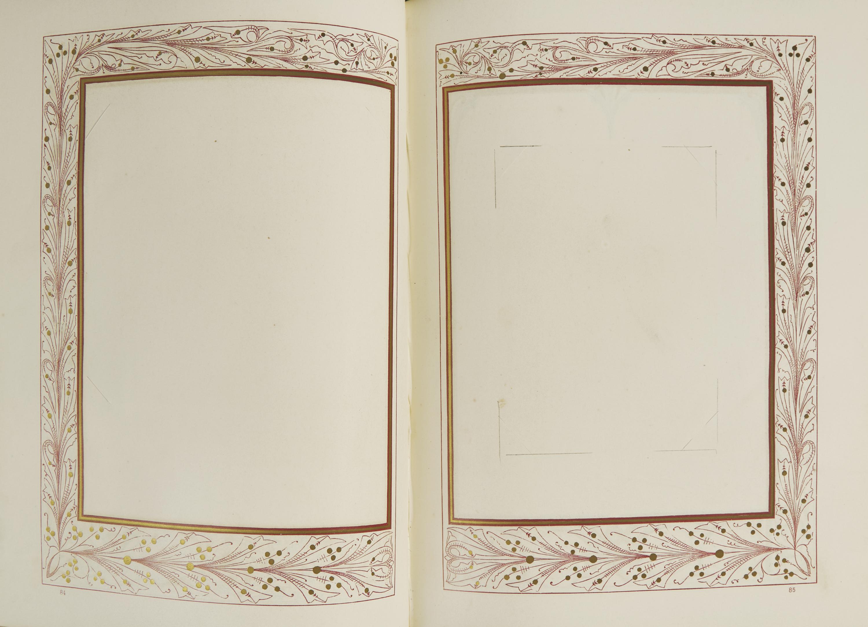 (Jones, Owen). Illuminated Manuscript Book