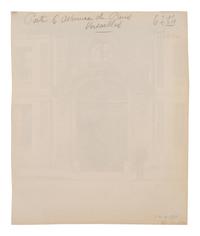 A group of three photographs ( Vigne, 1910 or earlier; Porte, avenue de Paris (Versailles) , 1922; Fontainebleau, cour ovale , 1903)