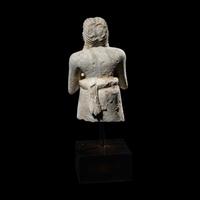 A Sumerian Gypsum Male Worshipper