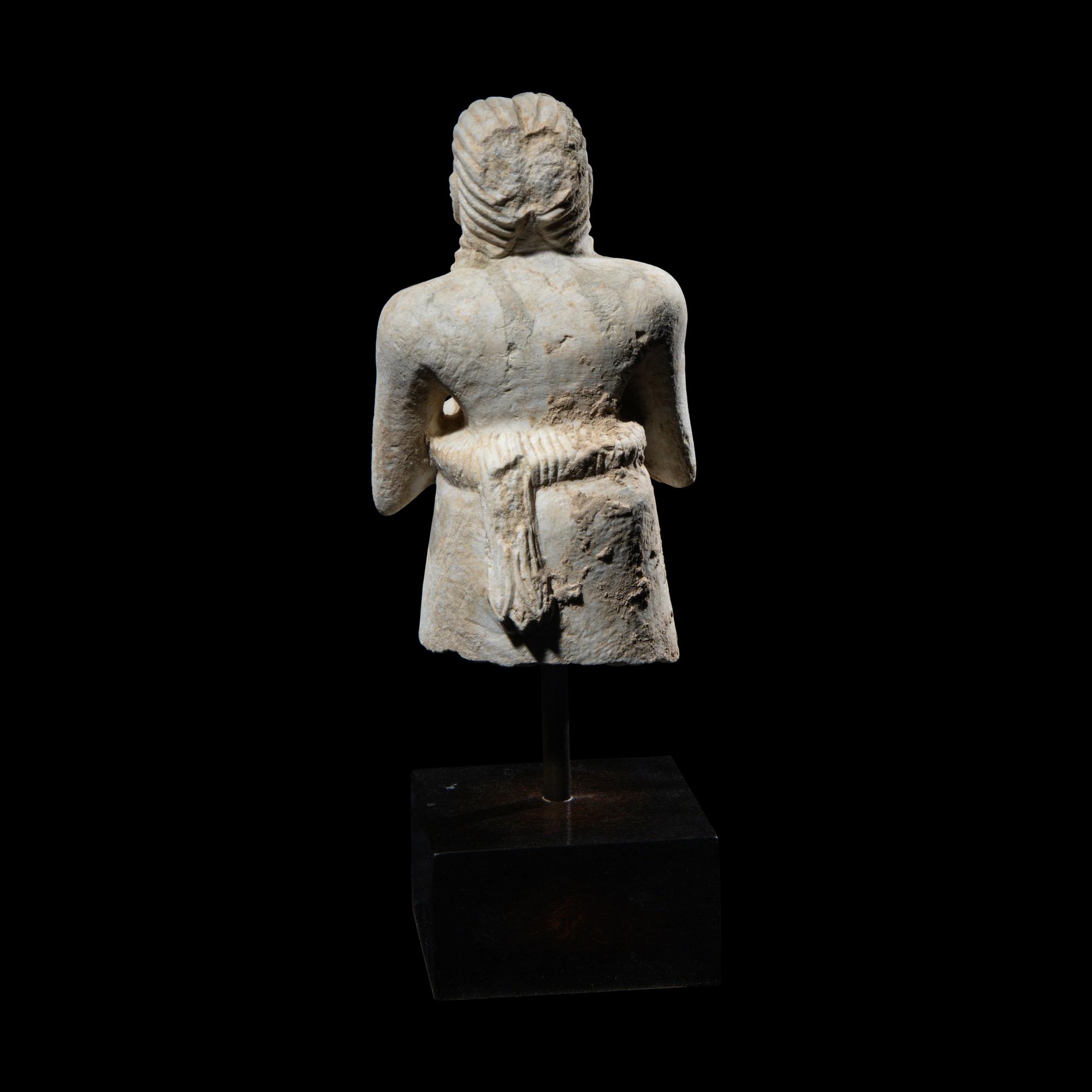 A Sumerian Gypsum Male Worshipper