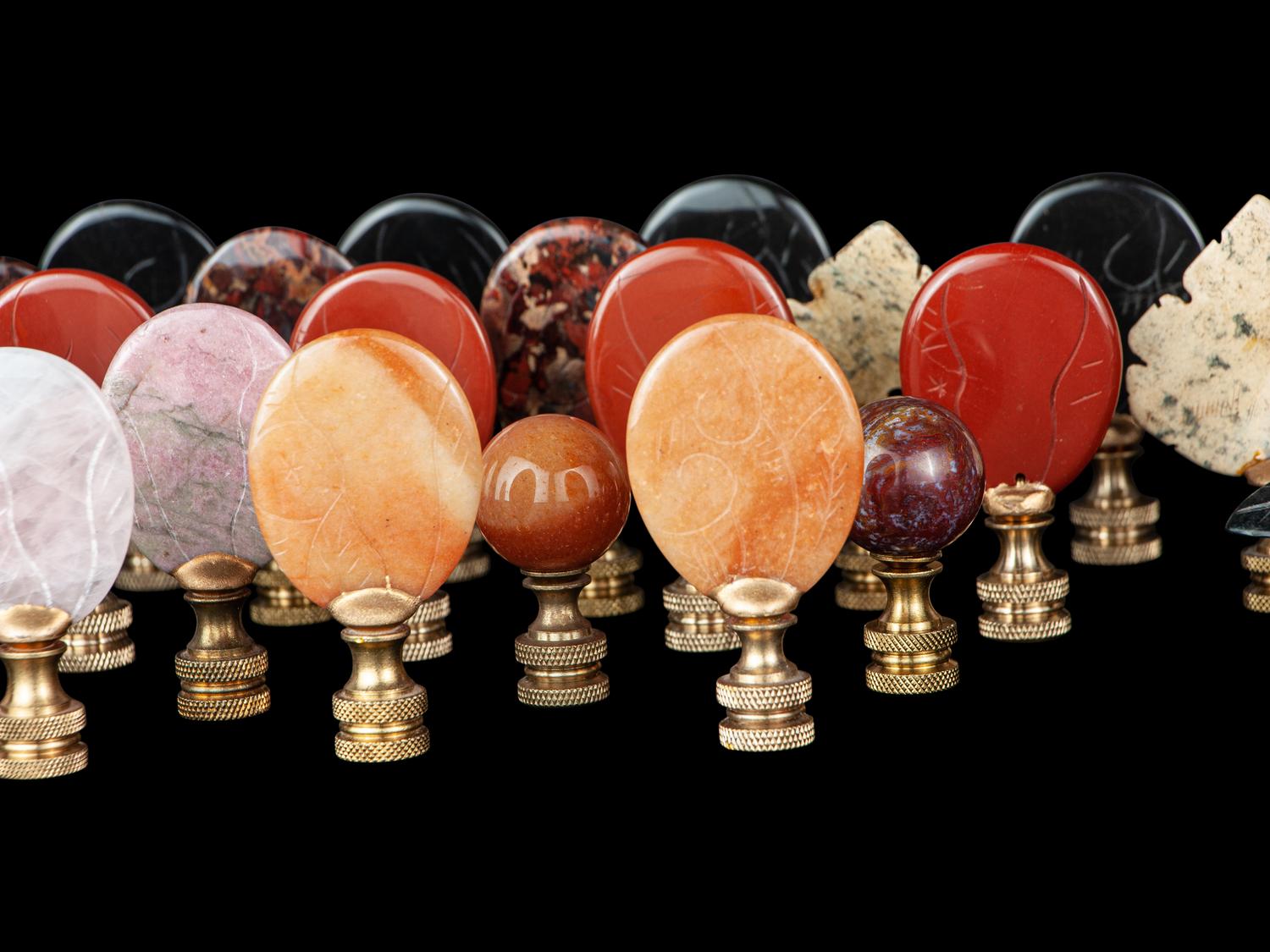 47 Chinese Lamp Finials