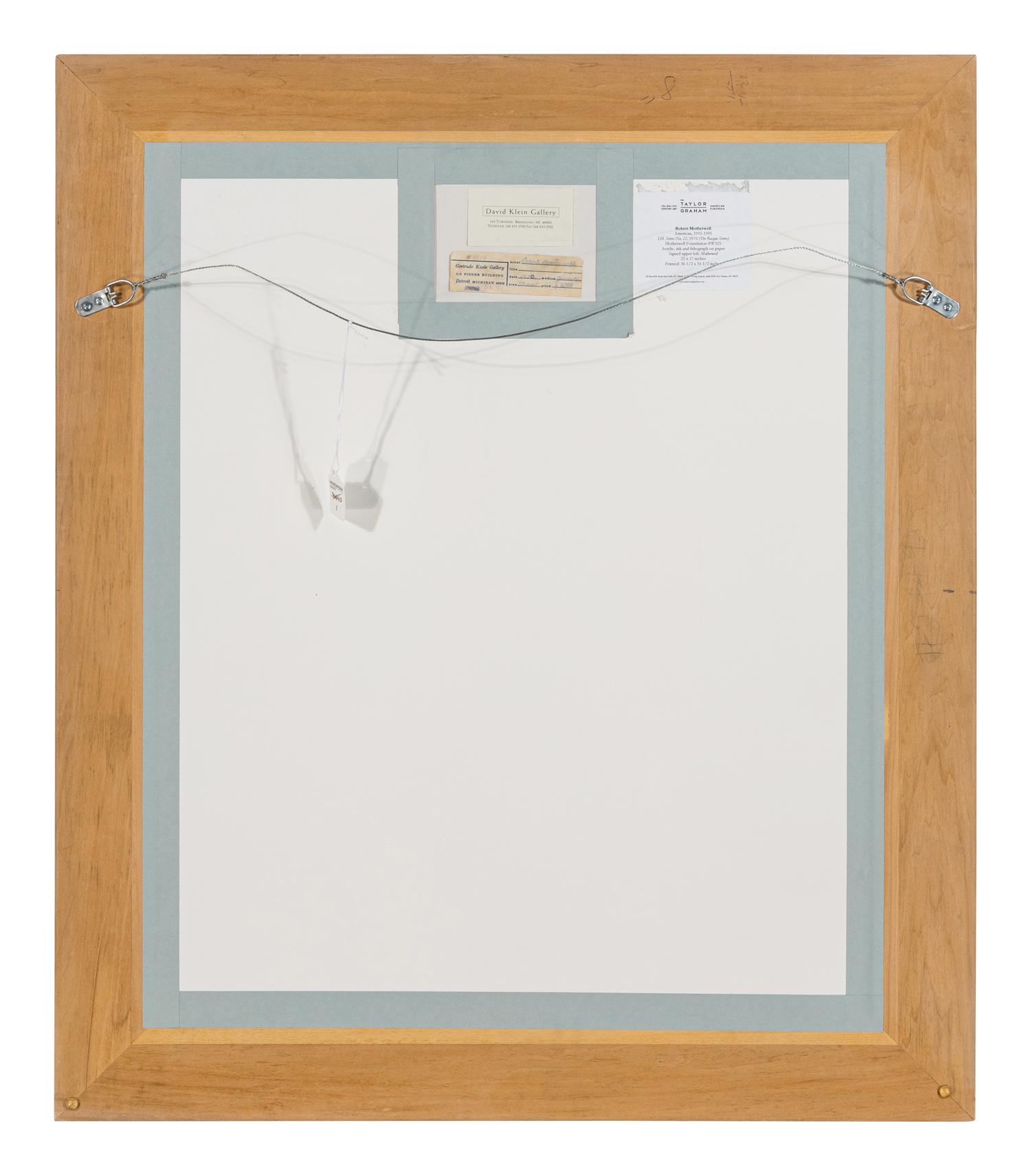 I.H. Series No. 22 (The Basque Suite) , 1970