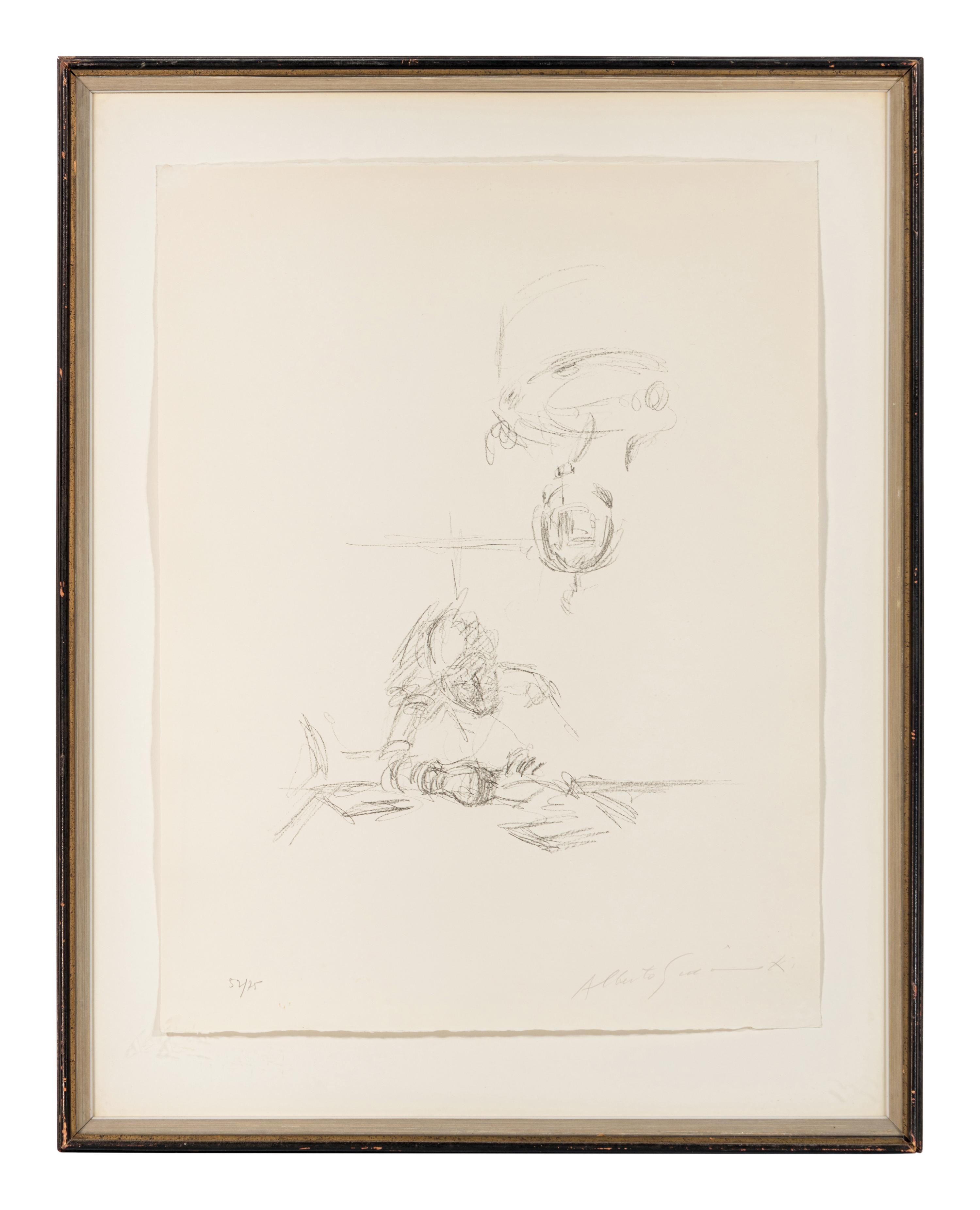 La Mère de l'artiste lisant sous la lampe à Stampa III, 1963