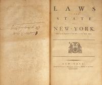 [American Law] Group of 2 Volumes of New York Session Laws