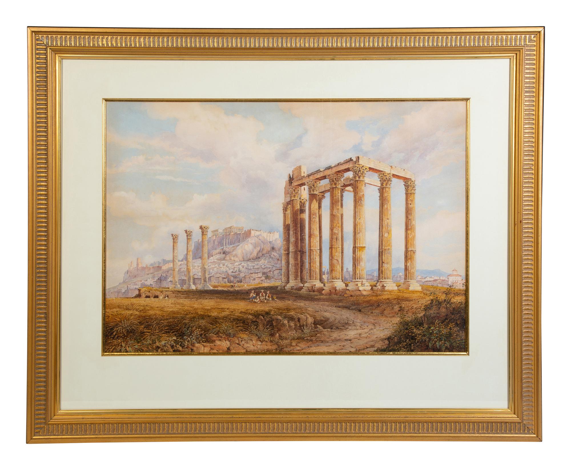 Two Works; Acropolis and Temple of Zeus