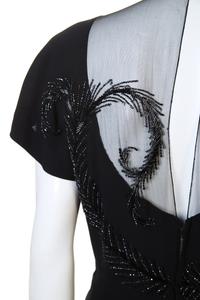 A Gilbert Adrian Black Cocktail Dress, No size.