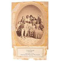 Exceedingly Rare Photograph of Formerly Enslaved African American Freedom Seekers with Abolitionists Levi Coffin and Jonathan Cable