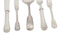 A Japanese Silver Flatware Service — Mid-20th Century