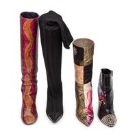 FOUR PAIRS OF DESIGNER BOOTS