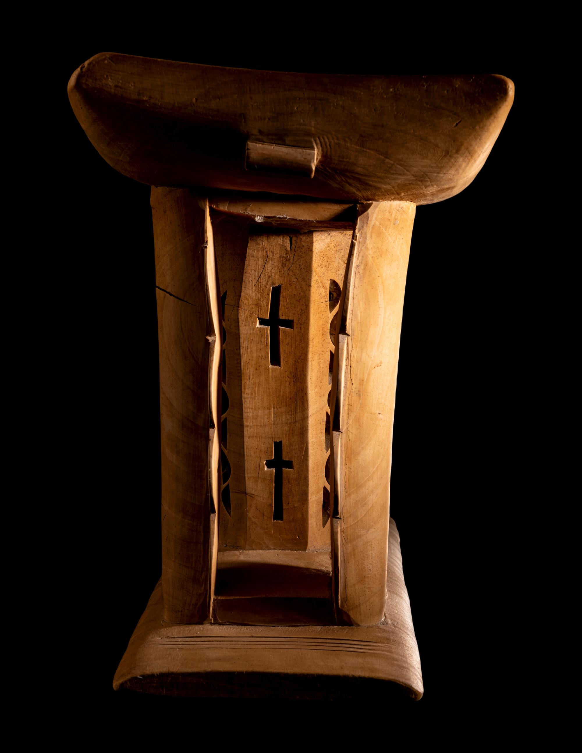 Two Ashanti Wood Stools