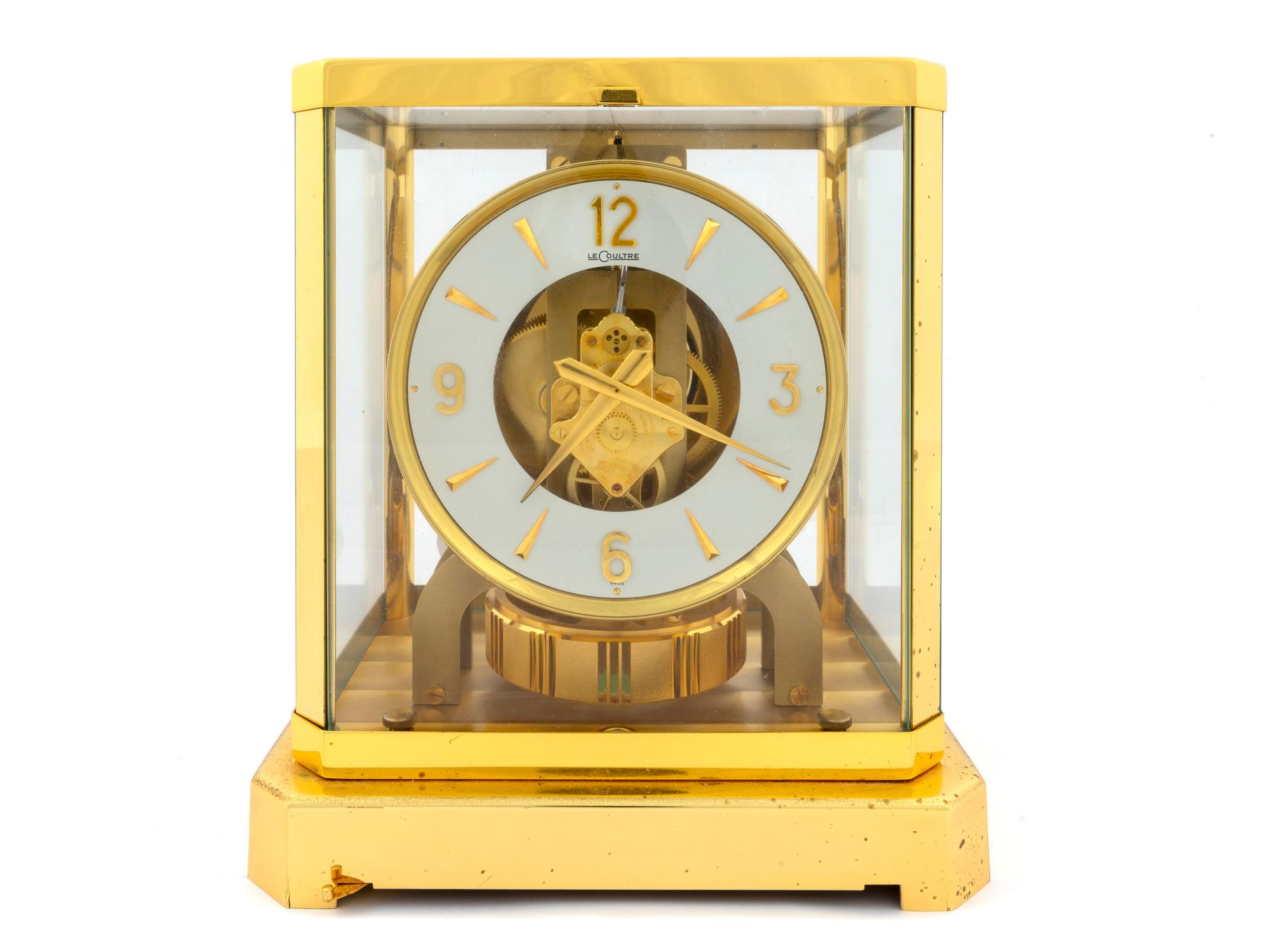 A Le Coultre Mantel Clock — 20TH CENTURY