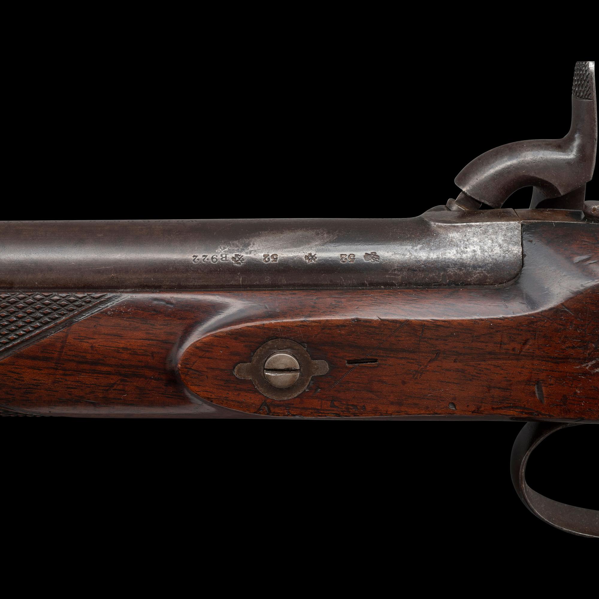 A 2nd Quality Marked Confederate Whitworth Rifle #B922