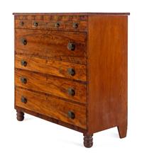 A Classical Style Mahogany Chest of Drawers