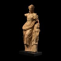 A Hellenistic Terracotta Figure of a Goddess