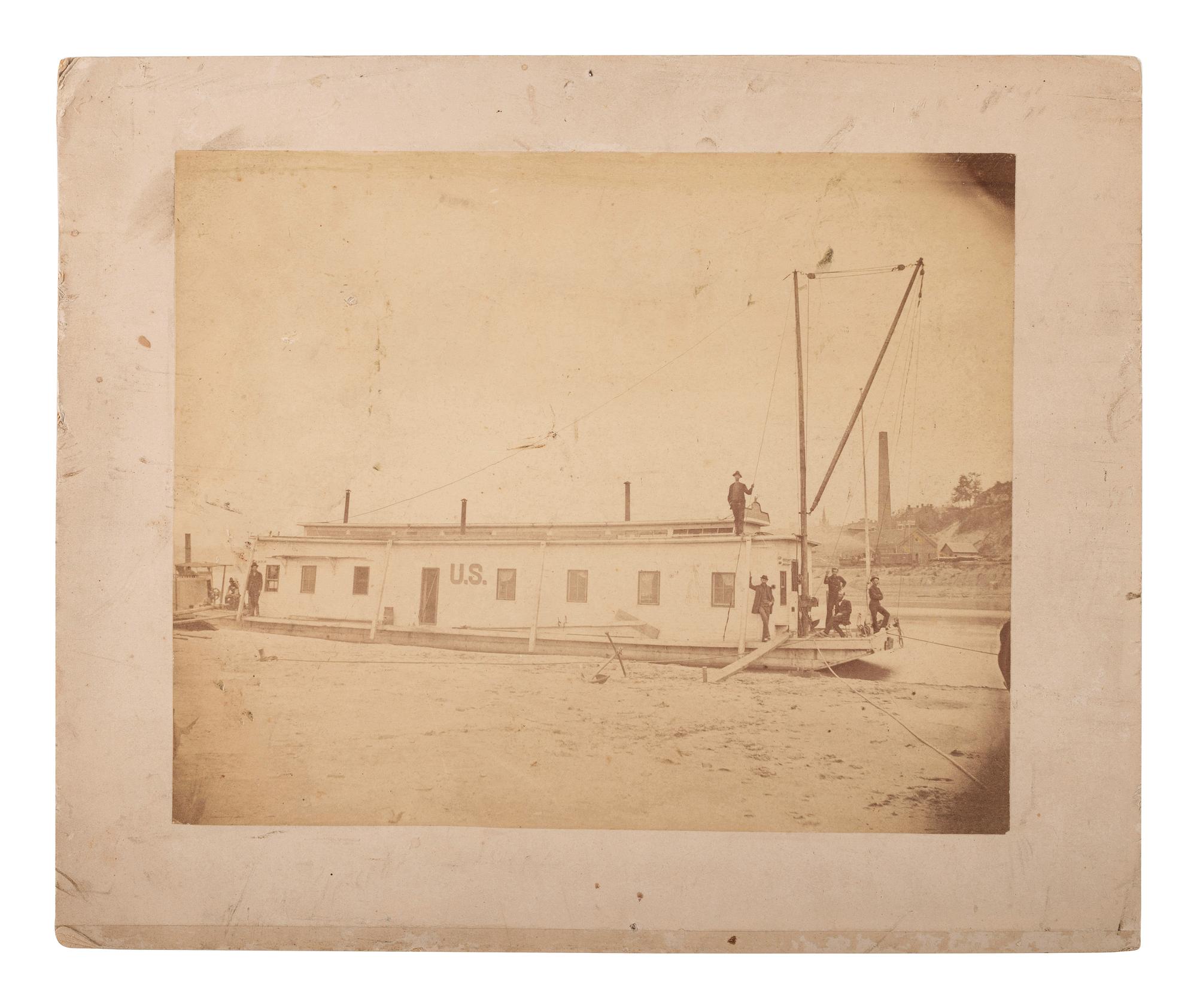 [EARLY PHOTOGRAPHY]. A large collection of 19th and early 20th century photography related to architecture, transportation, and science, including: