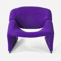 Pierre Paulin (French, 1927-2009) Early "Groovy" Chair, Model F-580, Artifort, Netherlands, 1960s