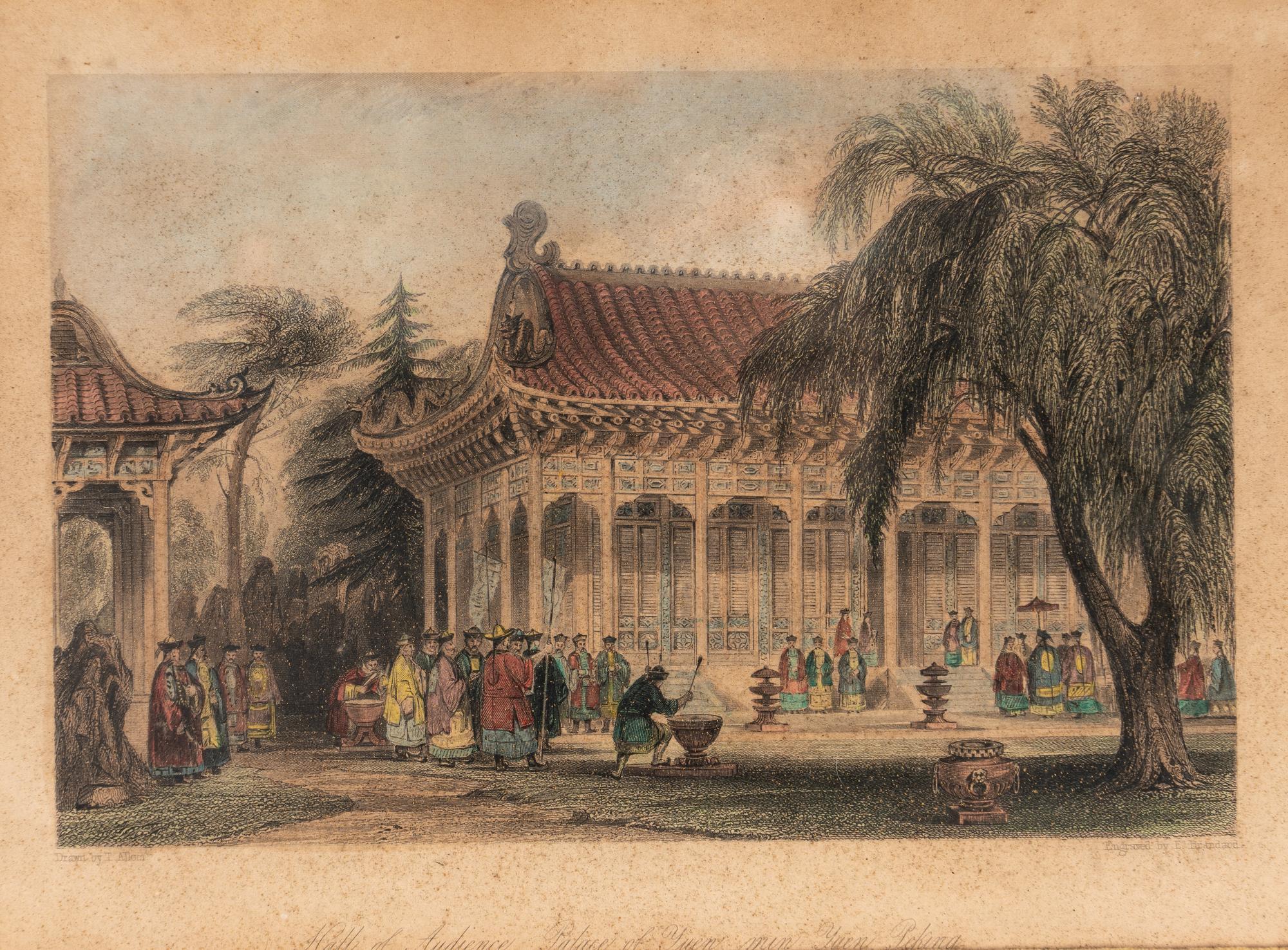 Five Etchings Depicting Life in China