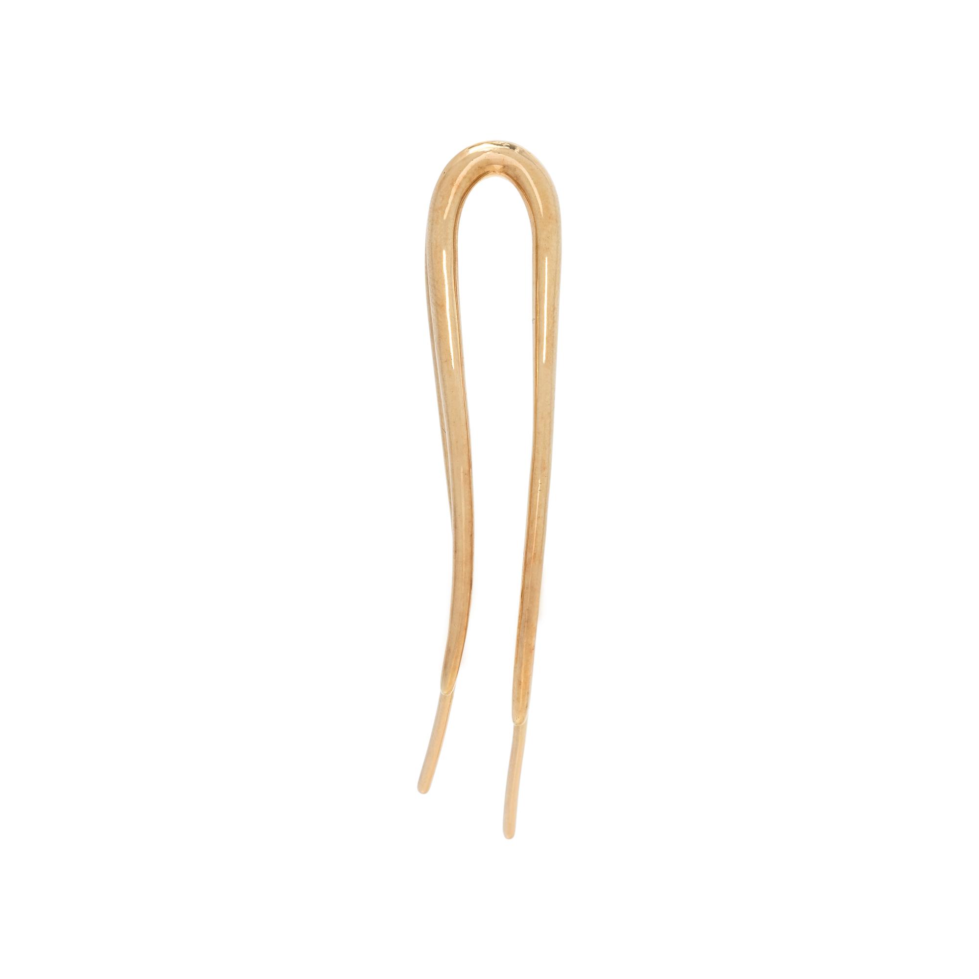 TIFFANY & CO., YELLOW GOLD 'THE LINDA' BARRETTE