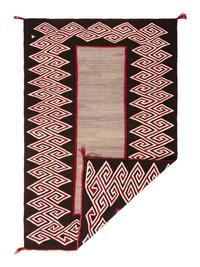 Navajo Double Saddle Blanket / Rug