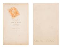 [CIVIL WAR - GETTYSBURG]. A group of 2 CDVs, incl. John Irvin Gregg and John B. McIntosh.