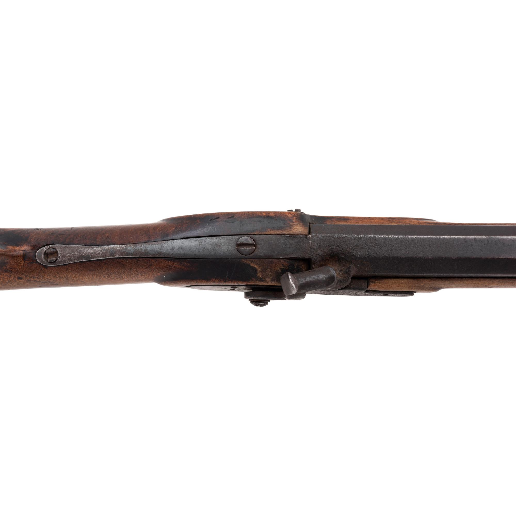 S. Hawken Marked Fullstock Percussion "Plain" Rifle