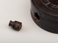[CIVIL WAR]. Confederate canteen identified to James T. Johnson, Co. D, 11th Tennessee Infantry Regiment and previously owned by Private John F. Wichterman, Co. G, 49th Ohio Infantry Regiment.