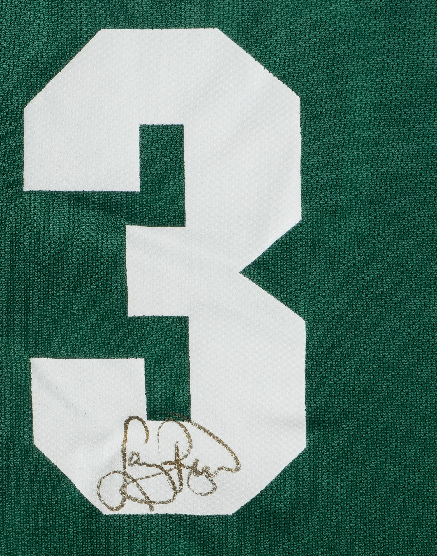 A Larry Bird Signed Autograph Boston Celtics Jersey,