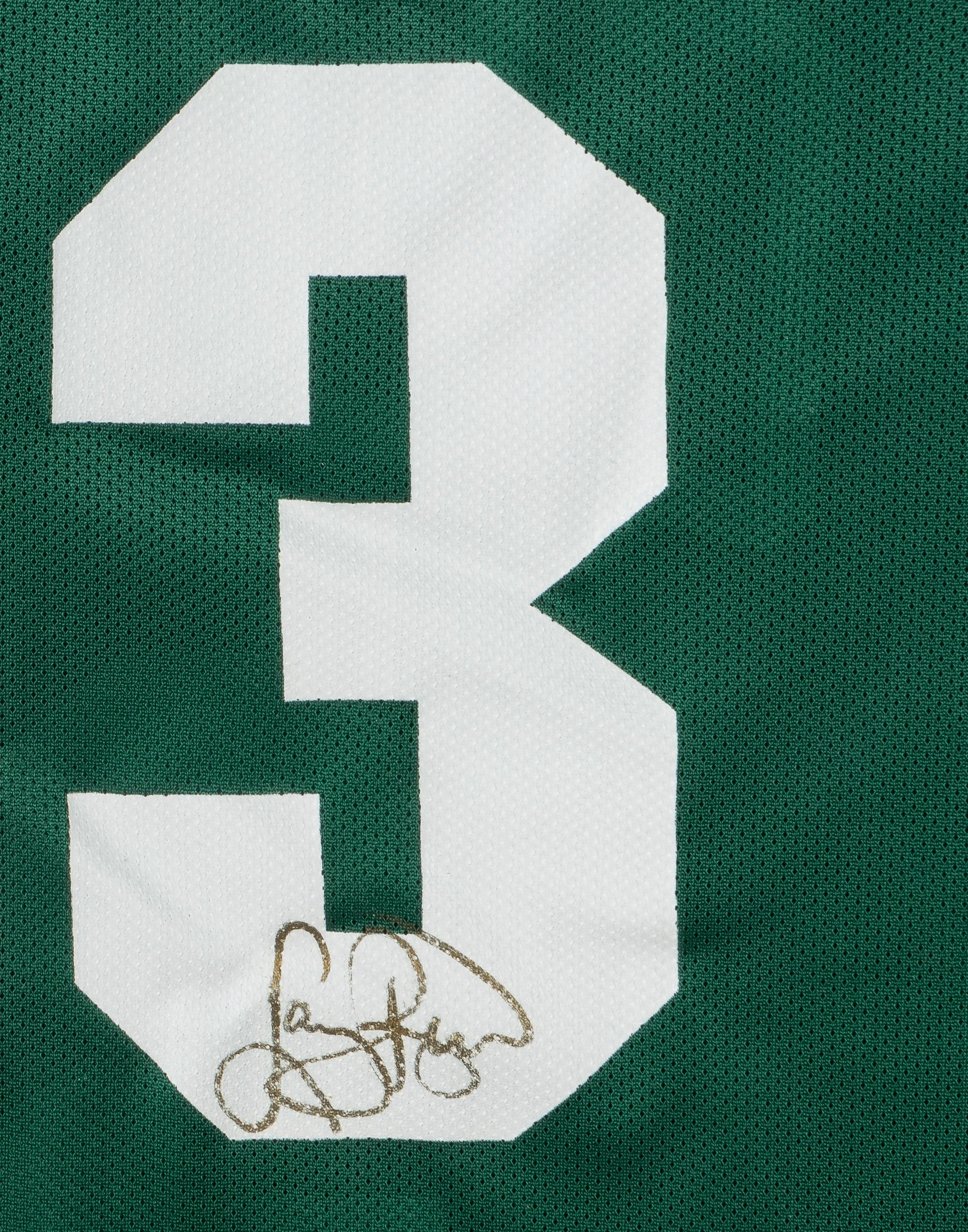 A Larry Bird Signed Autograph Boston Celtics Jersey,