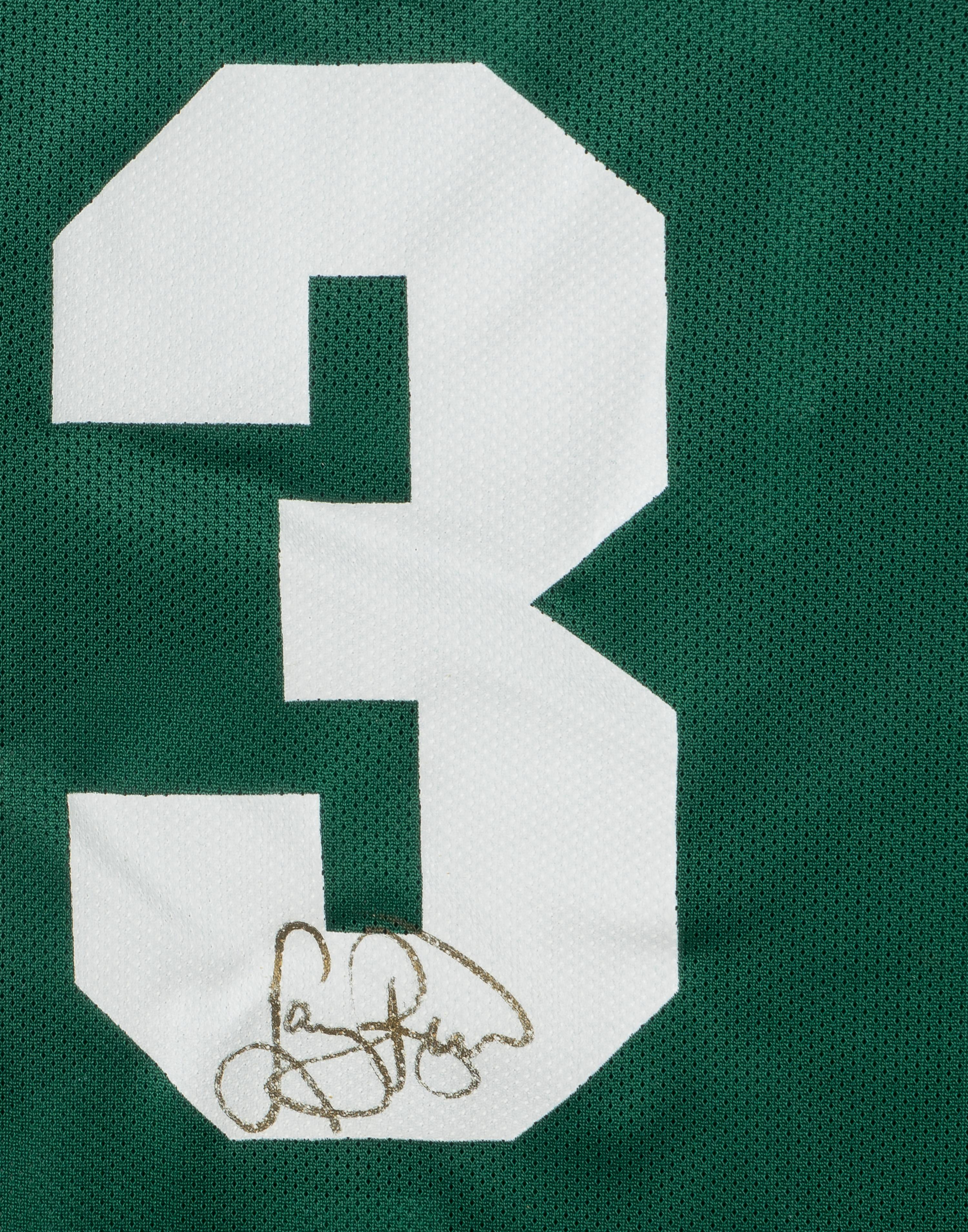 A Larry Bird Signed Autograph Boston Celtics Jersey,
