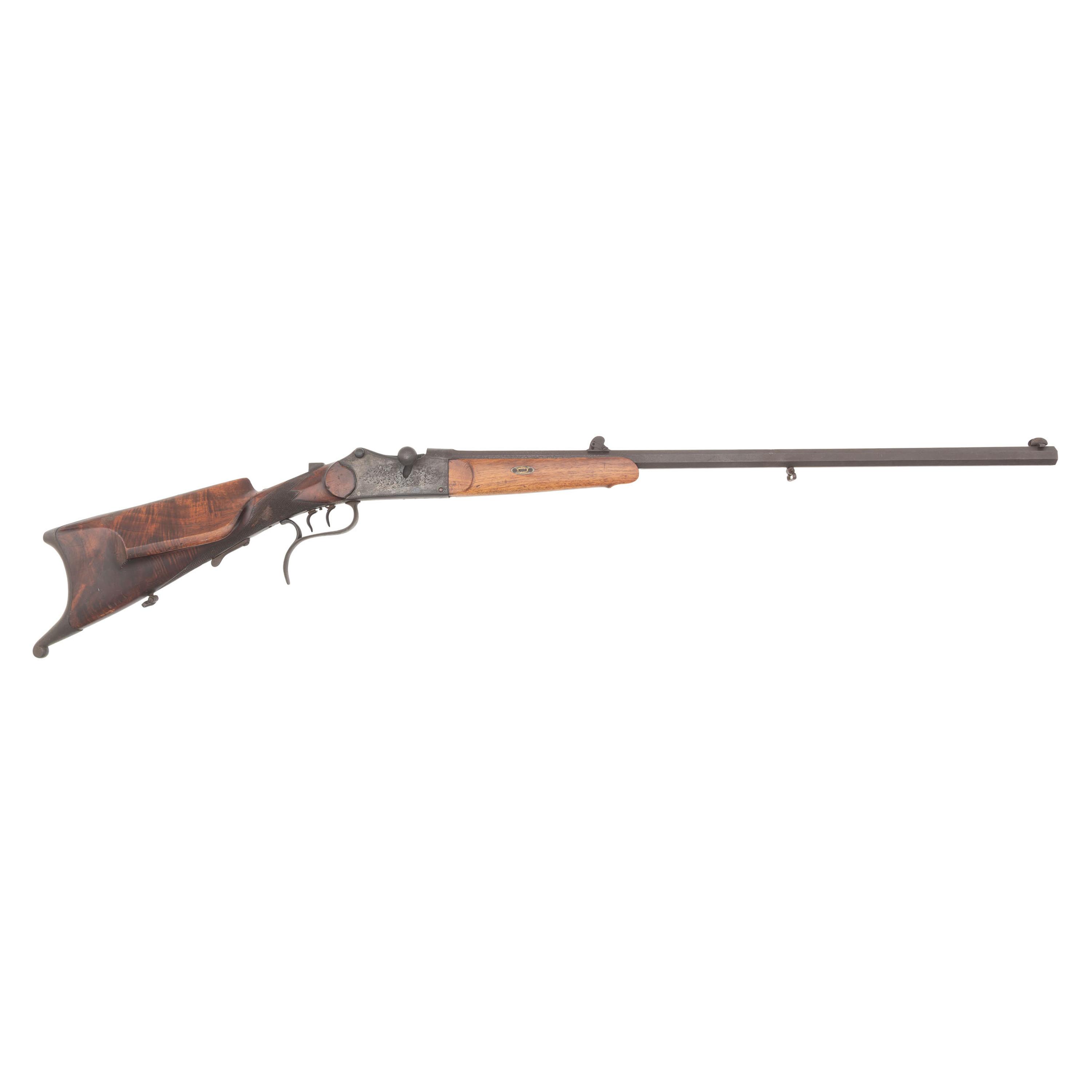 **Martini Style System Friebe Schuetzen Rifle by Pfau & Friebe