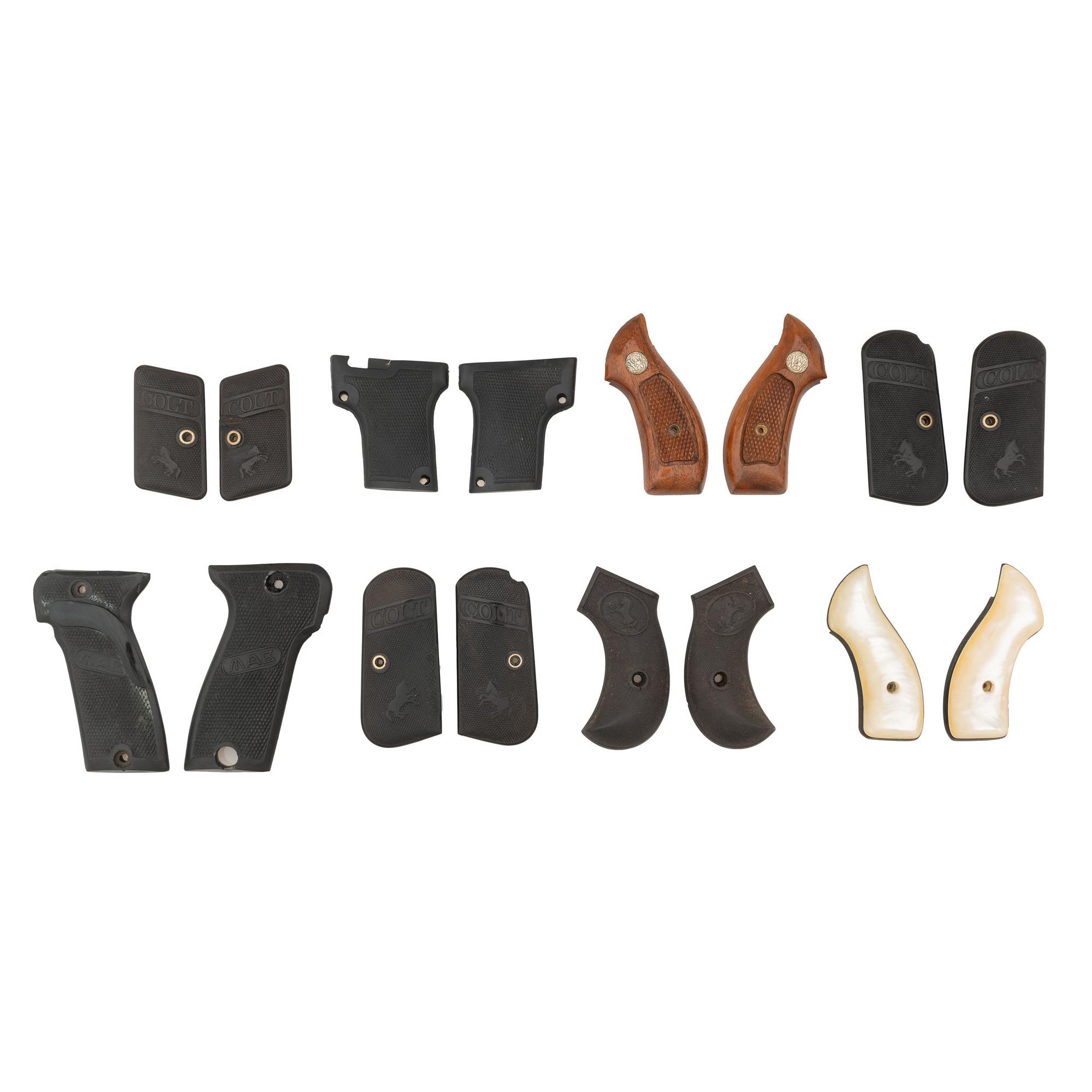 Lot of Colt Hard Rubber Grips for 1903 Pistols and 1877 Revolvers
