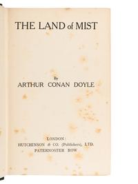 DOYLE, Arthur Conan, Sir (1859-1930). Land of Mist . London: Hutchinson & Co., [1926].