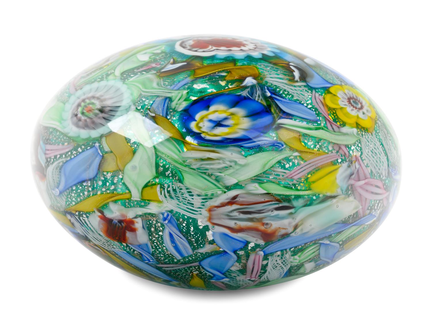 A Large Murano Blown Glass Paperweight