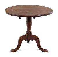 A George III Mahogany Tilt-Top End Table