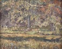 Walter Emerson Baum (American, 1884–1956) - Spring Landscape