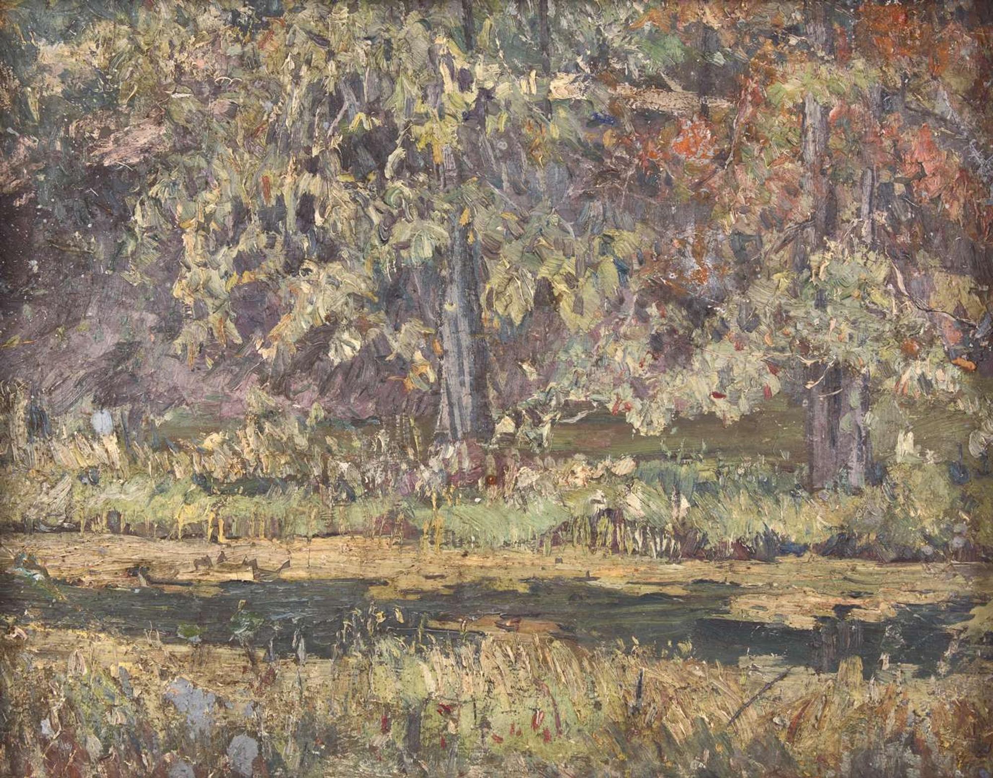 Walter Emerson Baum (American, 1884–1956) - Spring Landscape