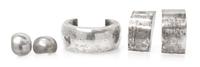 A Collection of Sterling Silver Jewelry, 86.00 dwts.