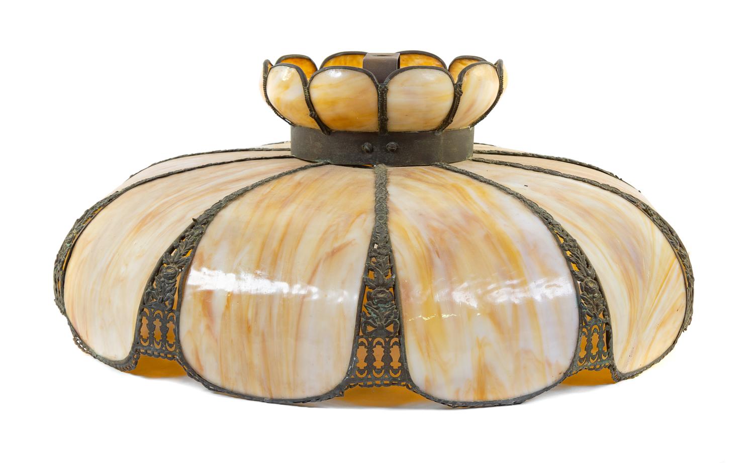 An American Leaded Glass Shade
