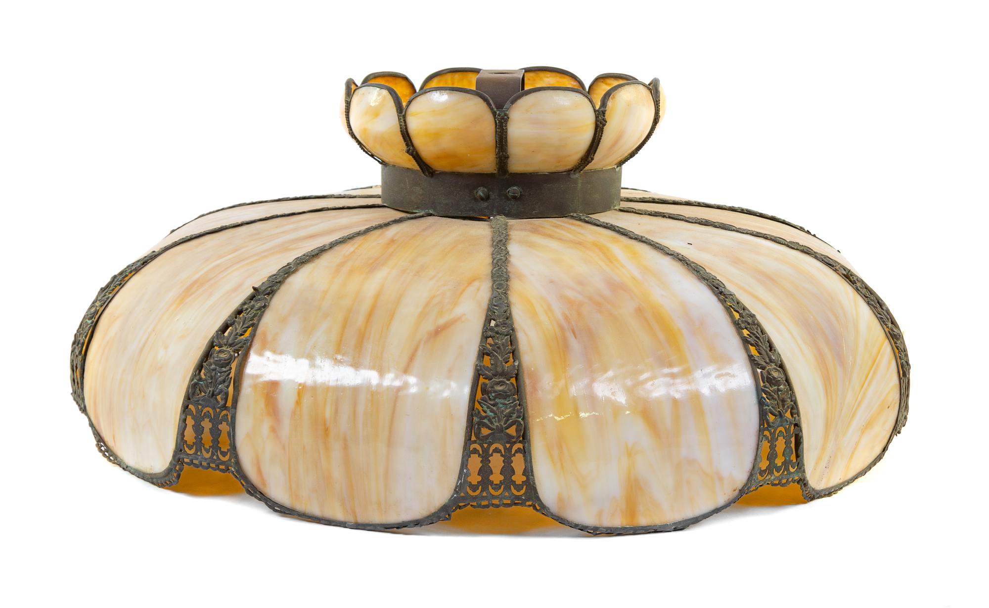 An American Leaded Glass Shade