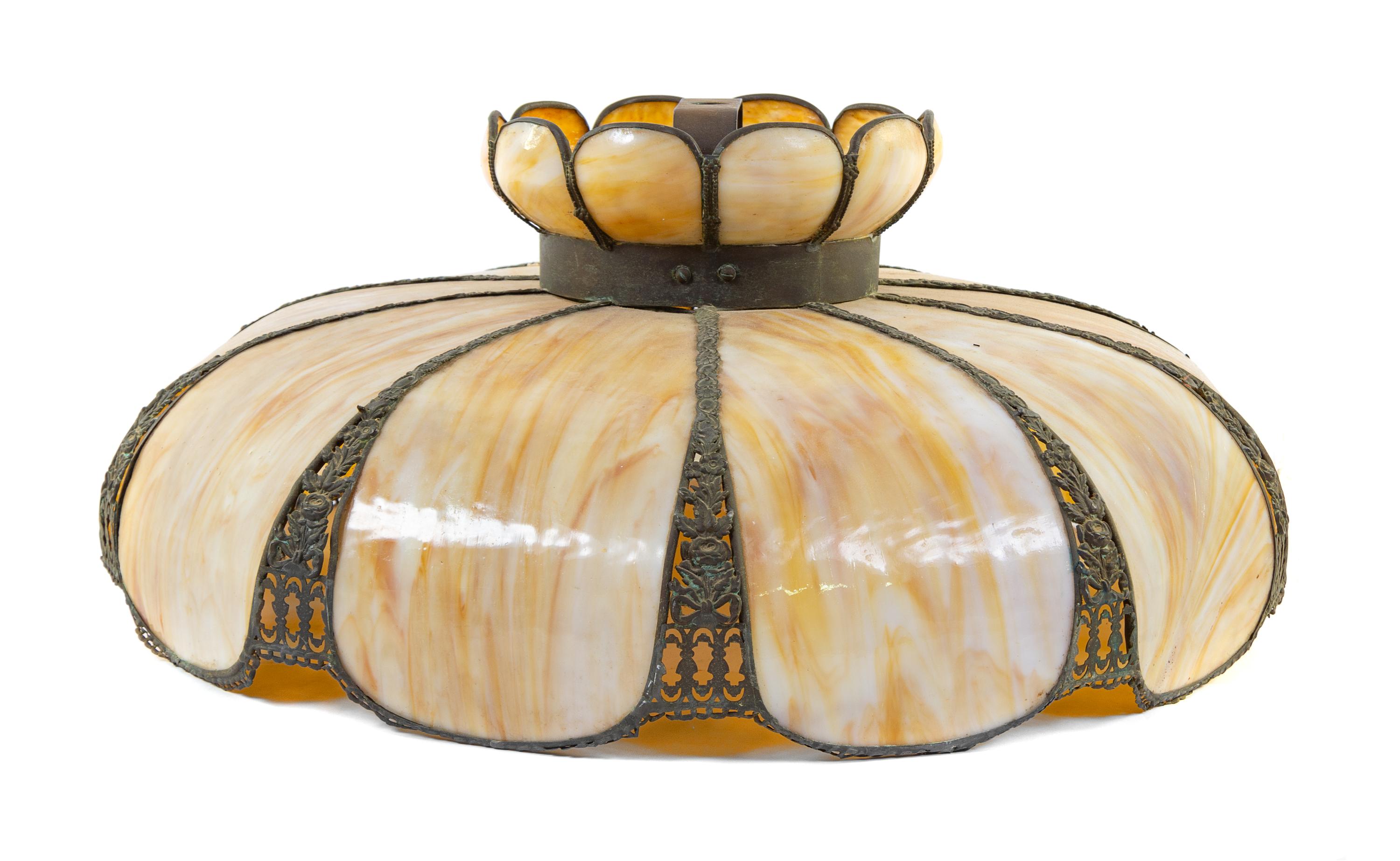 An American Leaded Glass Shade