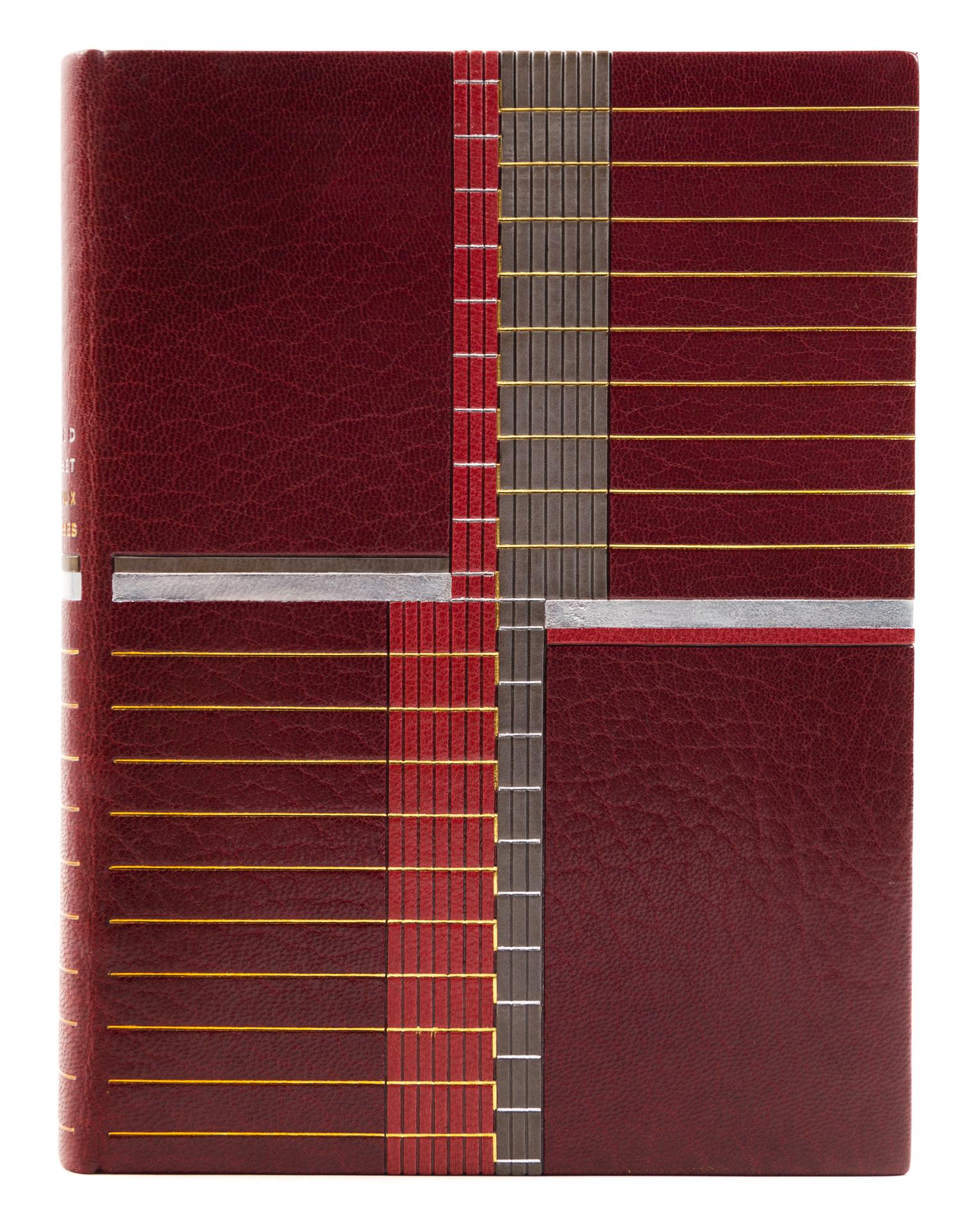 [BINDINGS]. [LÉOTARD, GENEVIÈVE - BINDER]. A group of 2 works in fine Art Deco bindings by Léotard.