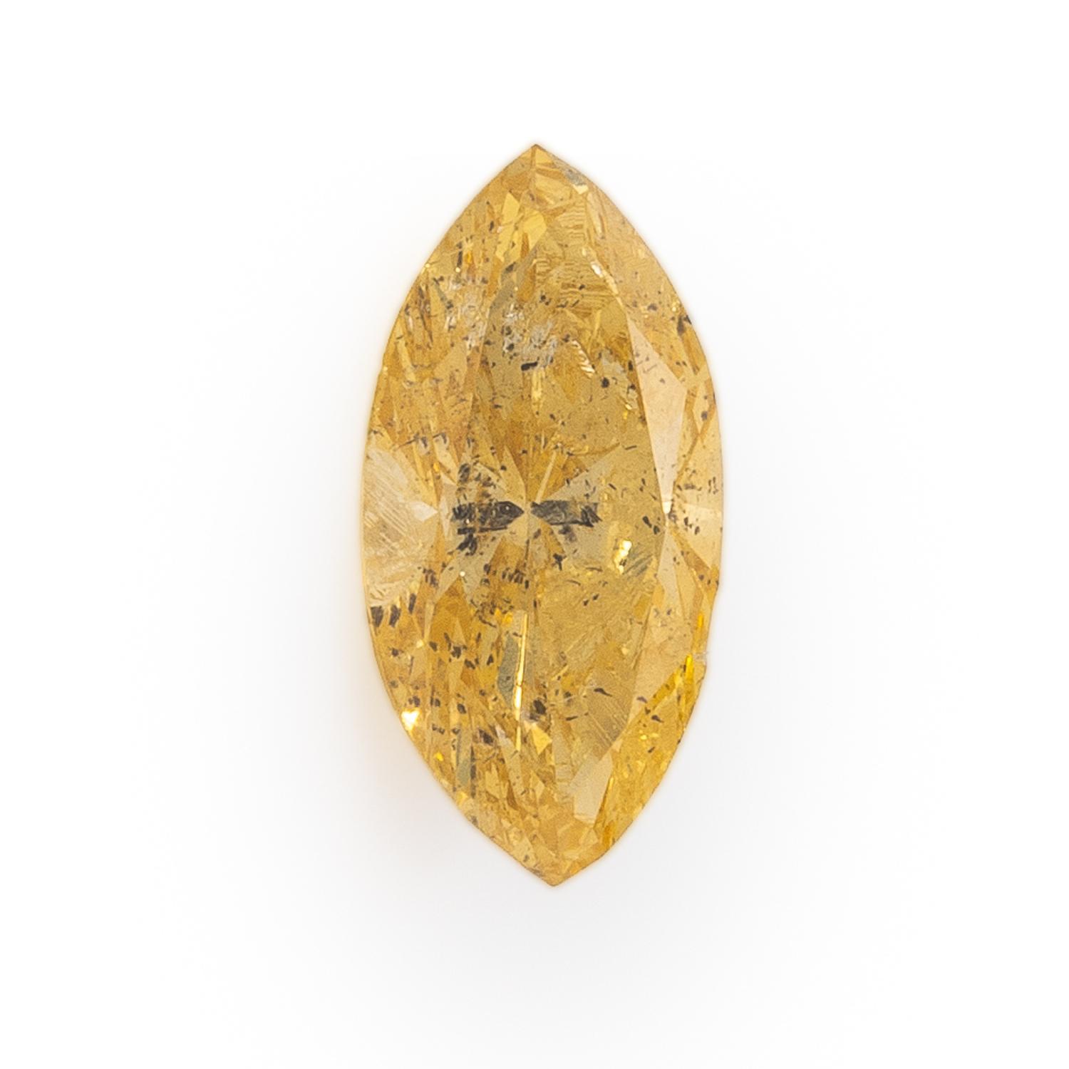 An Unmounted Fancy Intense Orange-Yellow Diamond