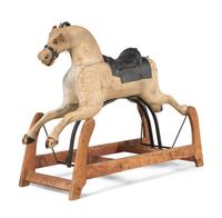 A Polychrome Painted Carousel Horse