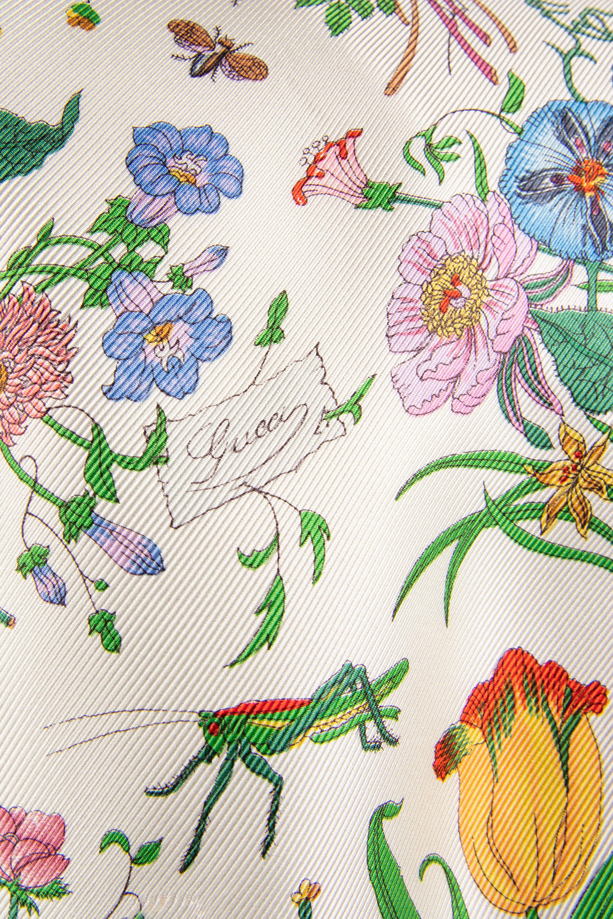 Gucci Floral Jacket and Matching Bag, 1990-2000s