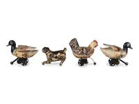 Four German Tin Windup Toys