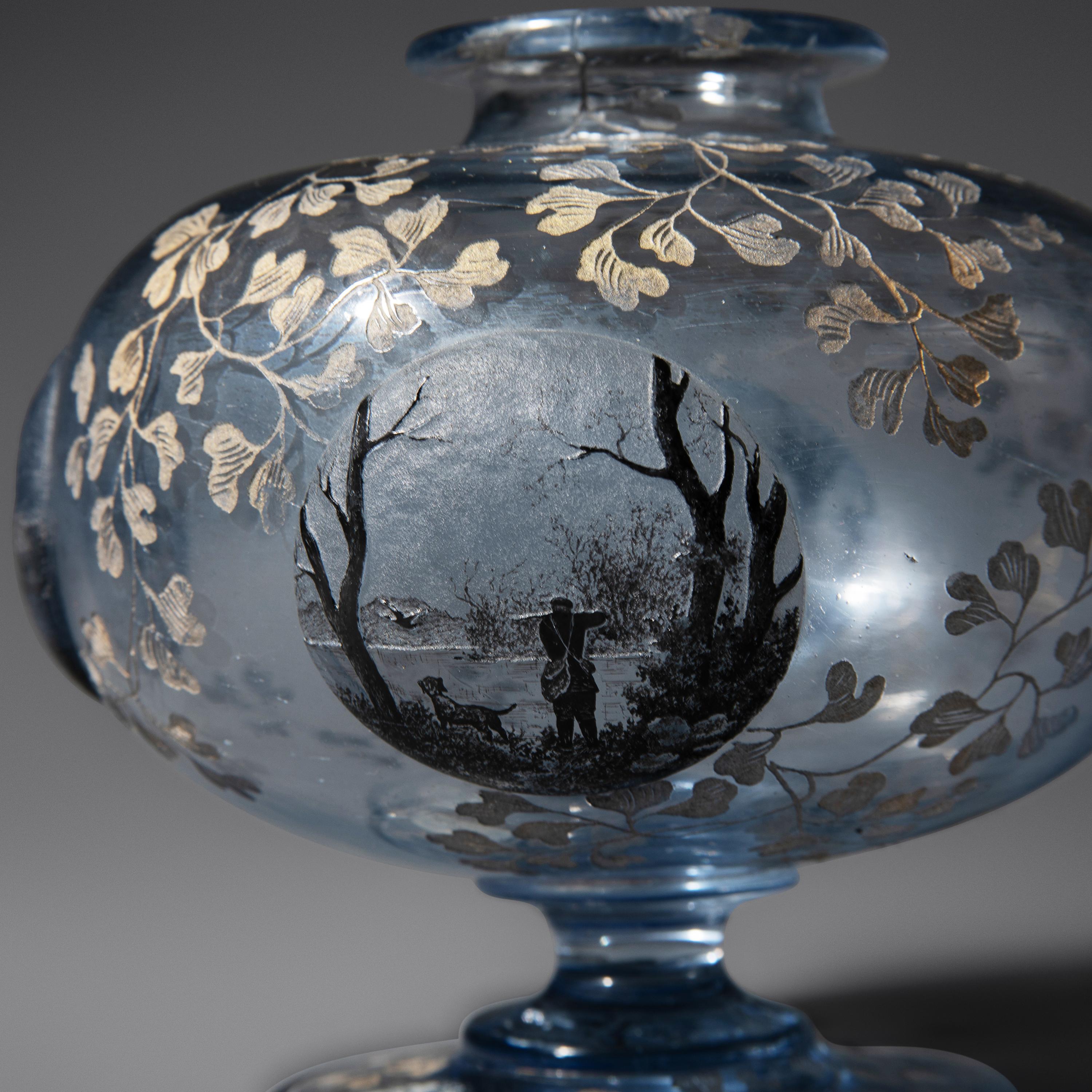 Footed vase, c. 1890 France