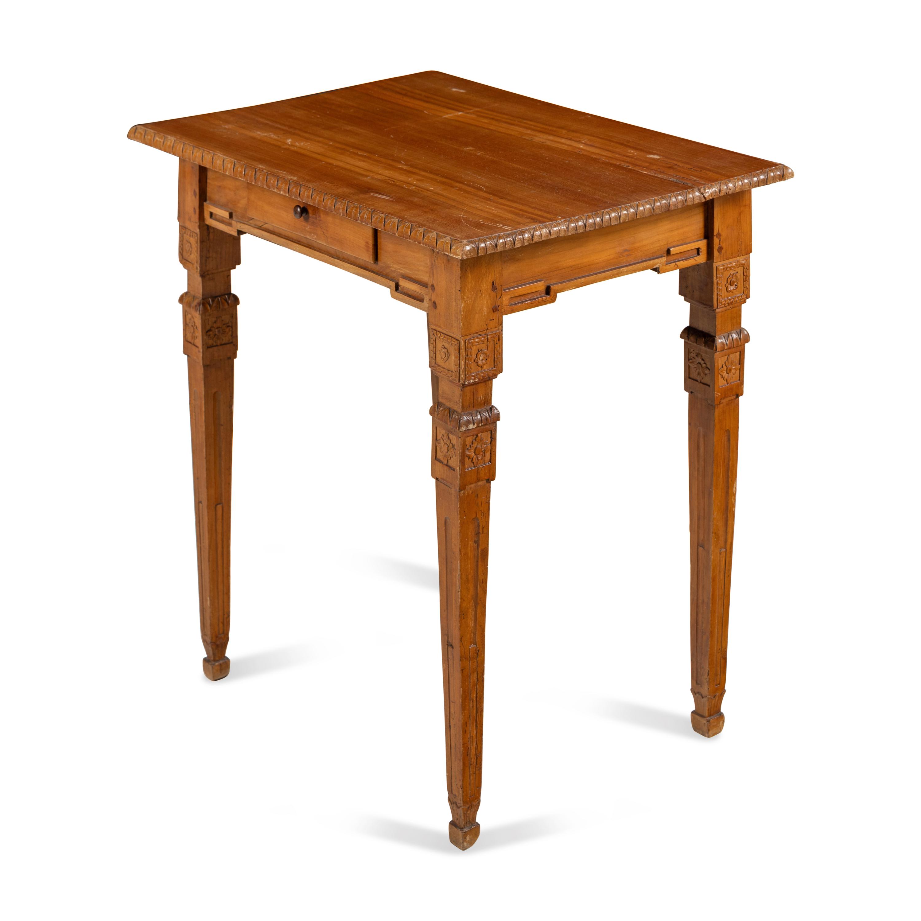 An Italian Fruitwood Table