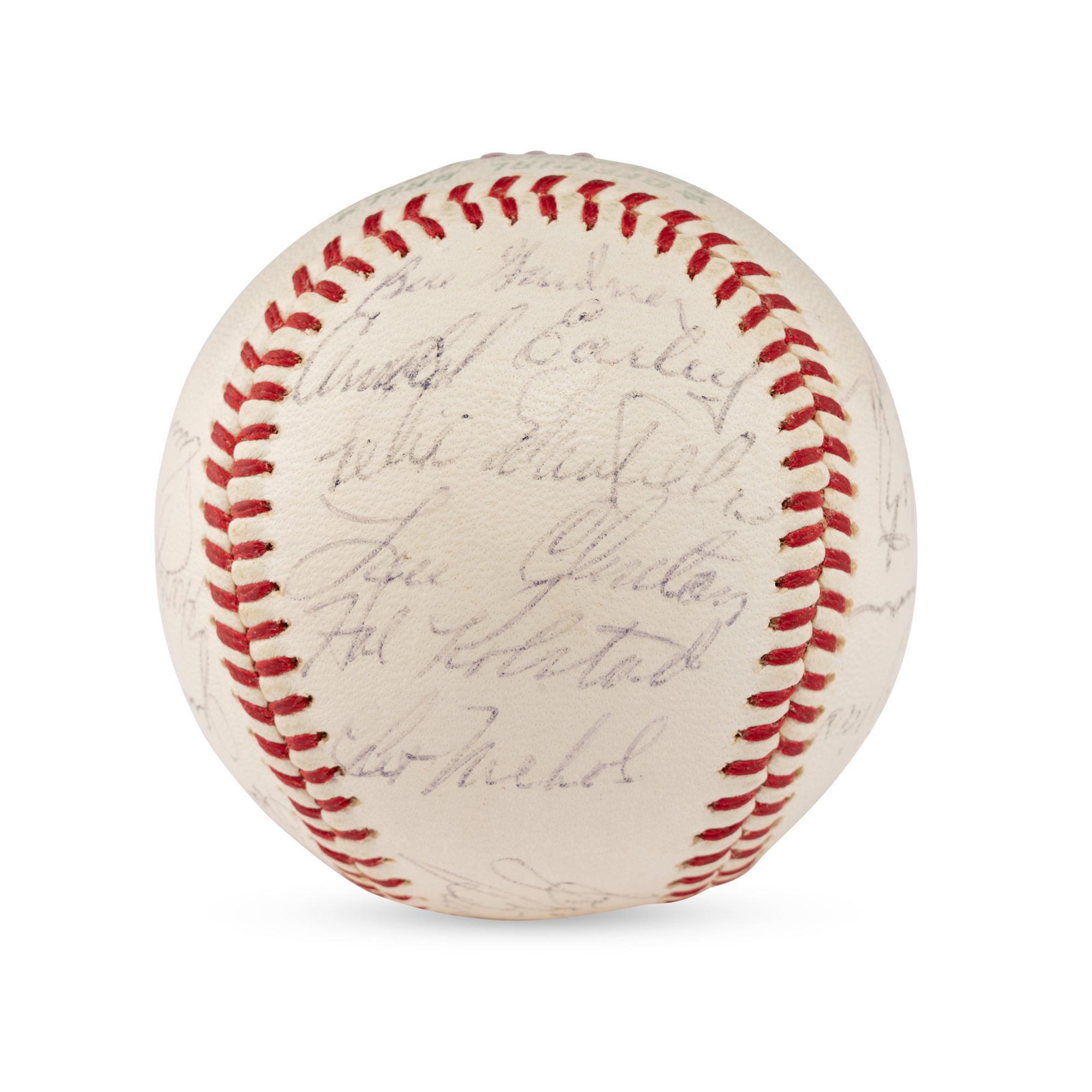 A Large Group of Assorted 1950s-2000s Boston Red Sox Team Signed Autograph Baseballs